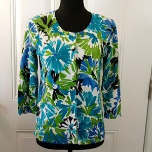 Josephine Studio printed button front top